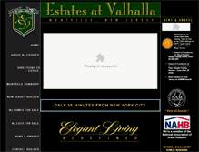 Tablet Screenshot of estatesatvalhalla.com